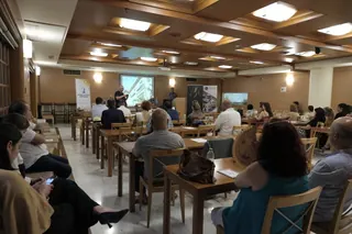 Στιγμιότυπο από την εκδήλωση Wine & Balance στο Χαροκόπειο Πανεπιστήμιο (3/32)